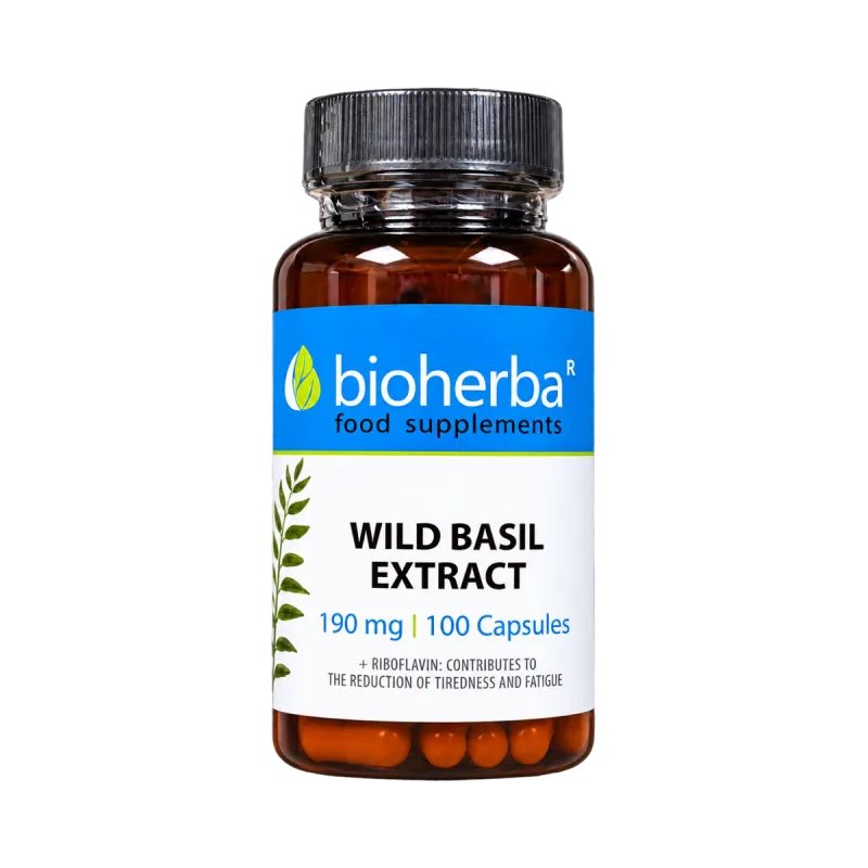 Bioherba Extrakt z divej bazalky 190 mg – 100 kapsúl –