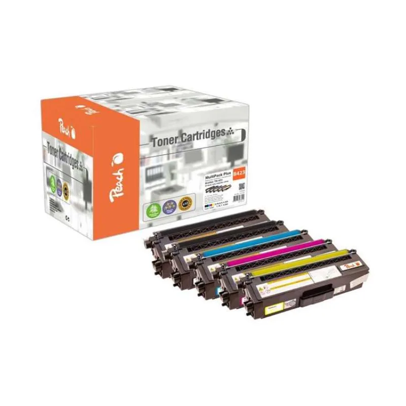 PEACH kompatibilní toner Brother TN-423 MultiPack Plus 2xbk, c, m, y (PT844)