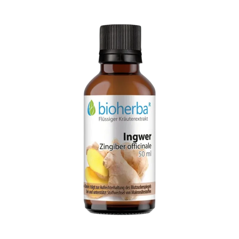 Bioherba Zázvor kvapky – tinktúra – 50 ml –