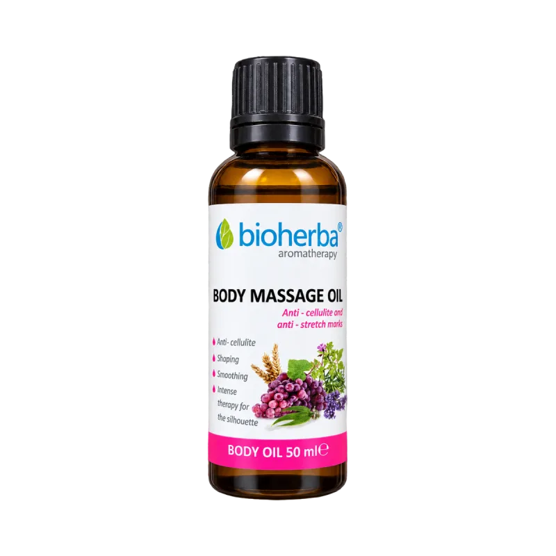 Bioherba Telový masážny olej proti celulitíde a striám – 50 ml –