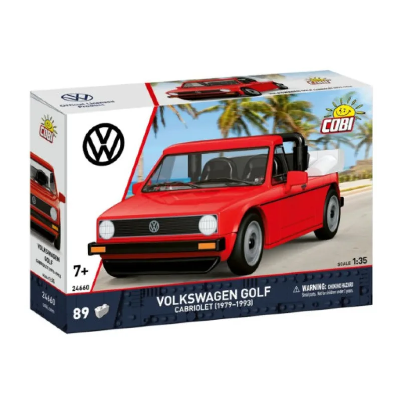 Cobi 24660 Volkswagen Golf Cabriolet, 1:35, 89 kostek