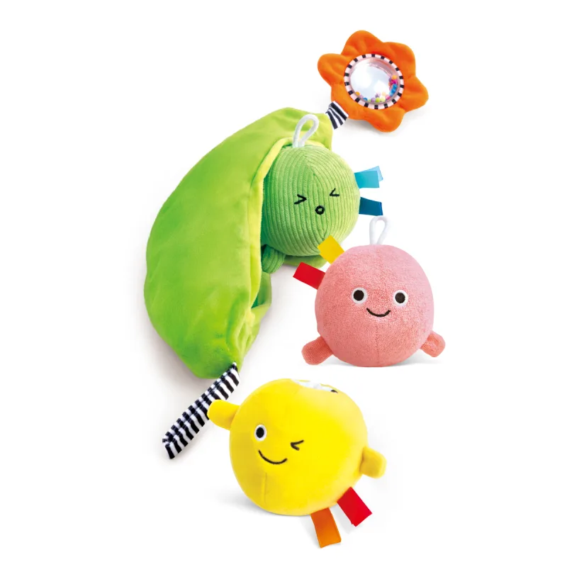 Hape Pea Pod Pals - Senzorická hračka pro miminka