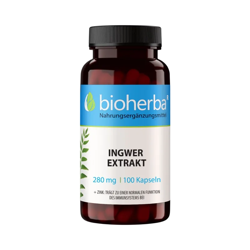 Bioherba Extrakt zo zázvoru 280 mg – 100 kapsúl –