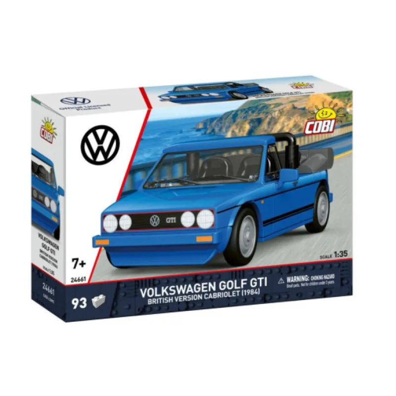 Cobi 24661 Volkswagen Golf GTI Cabrio, 1:35, 93 kostek