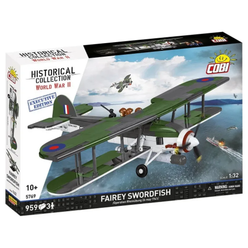 Cobi 5769 II WW FAIREY SWORDFISH, 1:32, 959 k, 3 f, Executive edition