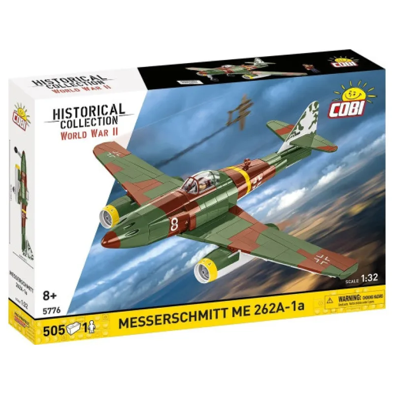 Cobi 5776 II WW Messerschmitt Me 262A-1a "Schwalbe", 1:32, 505 k, 1 f