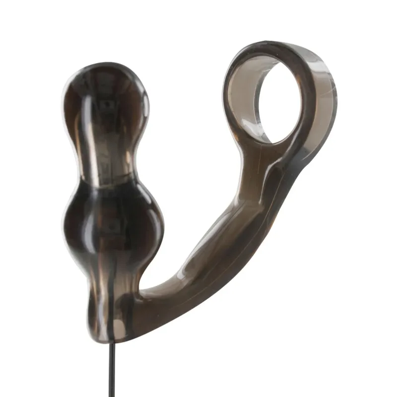 Power Plug vibračný análny kolík a krúžok na penis