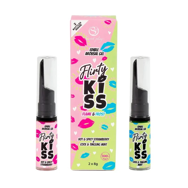 Flirt Kiss Gel Strawberry Mint 2x8 gr