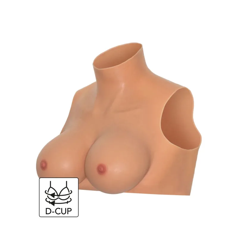 Crop top s košíkom D na nosenie prsníkov
