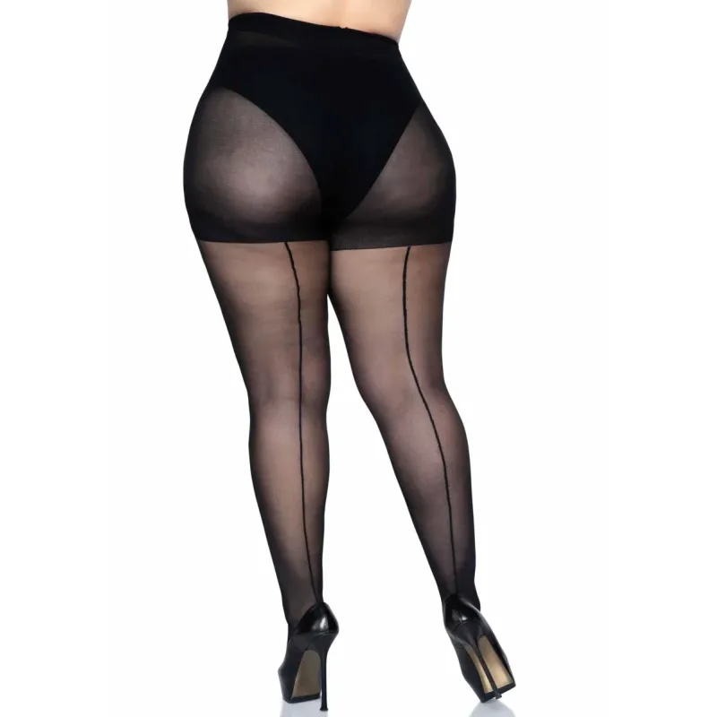 Plus Backseam Pantyhose