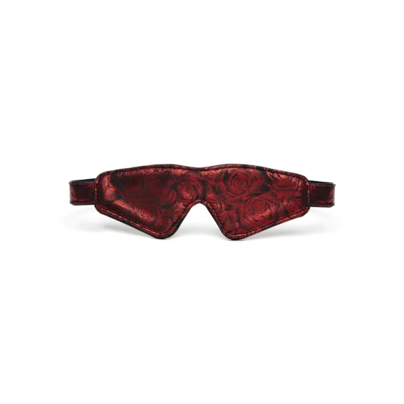 Reverse PU Leather Blindfold