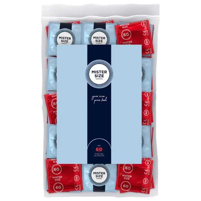 MISTER SIZE 60mm Condoms 100pcs