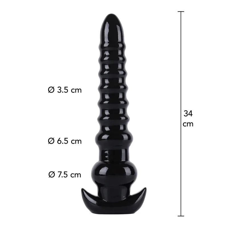 Hidden Desire Anal Drill – XXL análne dildo 34 cm