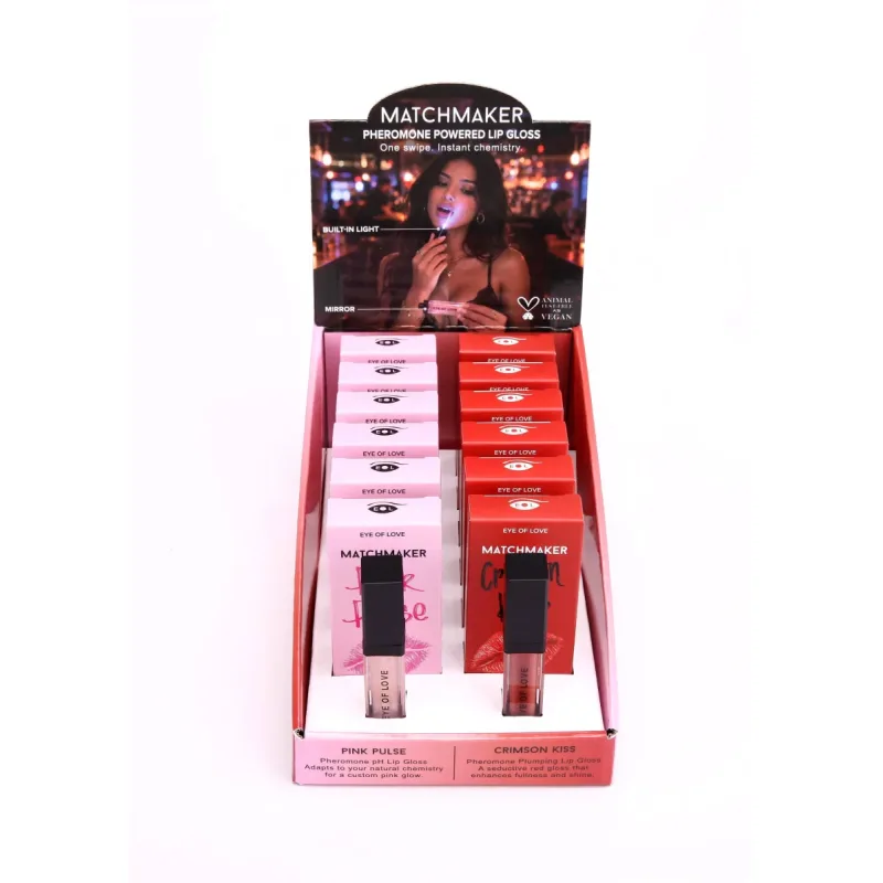 Matchmaker Lip Gloss Display 12pc