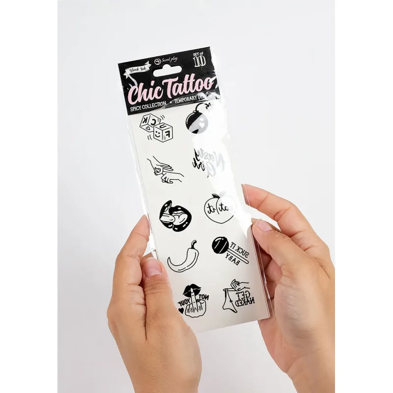 Spicy Chic Temporary Tattoo