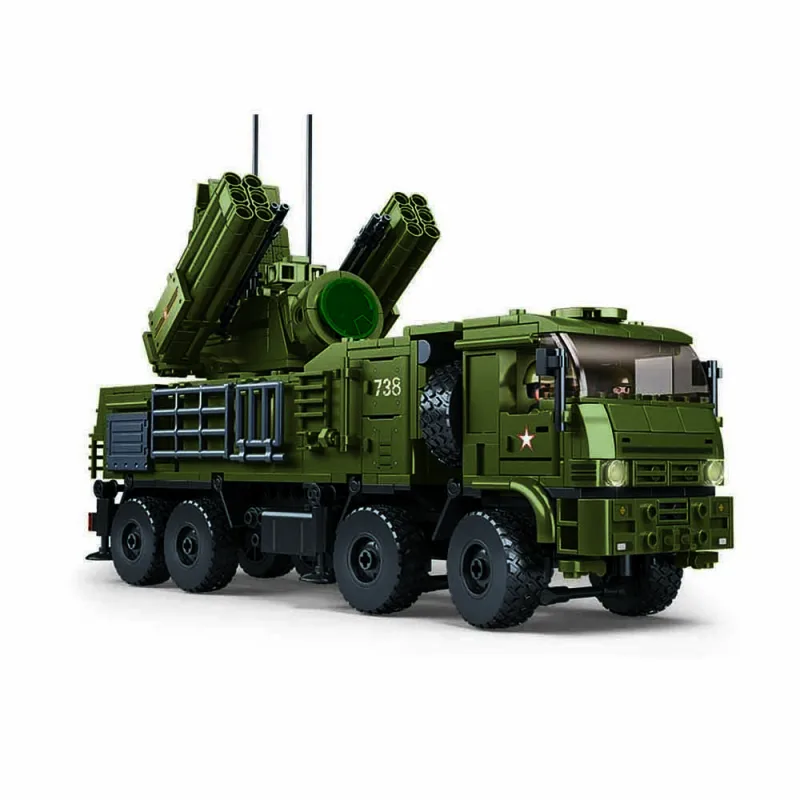 Sluban Sluban Model Bricks M38-B1252 Pantsir S1S v mierke 1:35