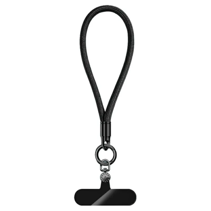7mm Wrist Strap with Swivel Buckle and Mounting Plate - Black