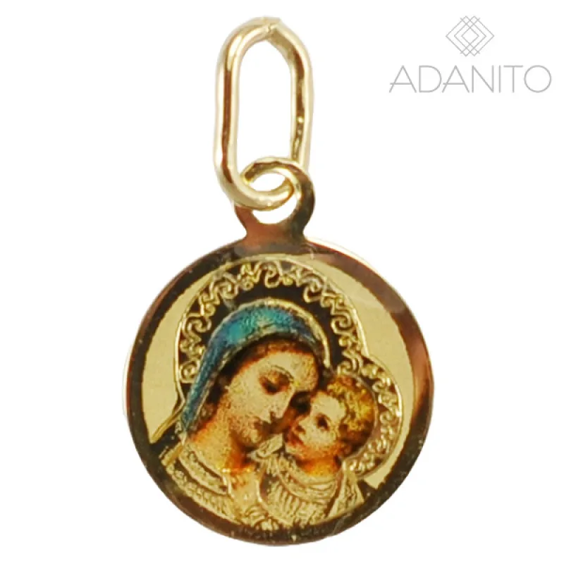 Zlatý prívesok Madona s dieťatom ADANITO BRP1169G, 0.54 g
