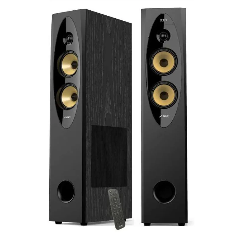 FENDA F&D repro T-60X Pro/ 2.0/ 120W/ černé/ dřevěné/ BT5.3/ NFC/ USB/ optický vstup/ dálkové ovládání/Karaoke (T-60X Pro)