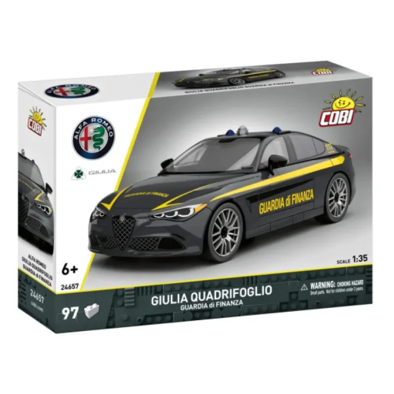 Cobi 24657 Alfa Romeo Giulia Quadrifoglio Guardia di Finanza, 97 kostek
