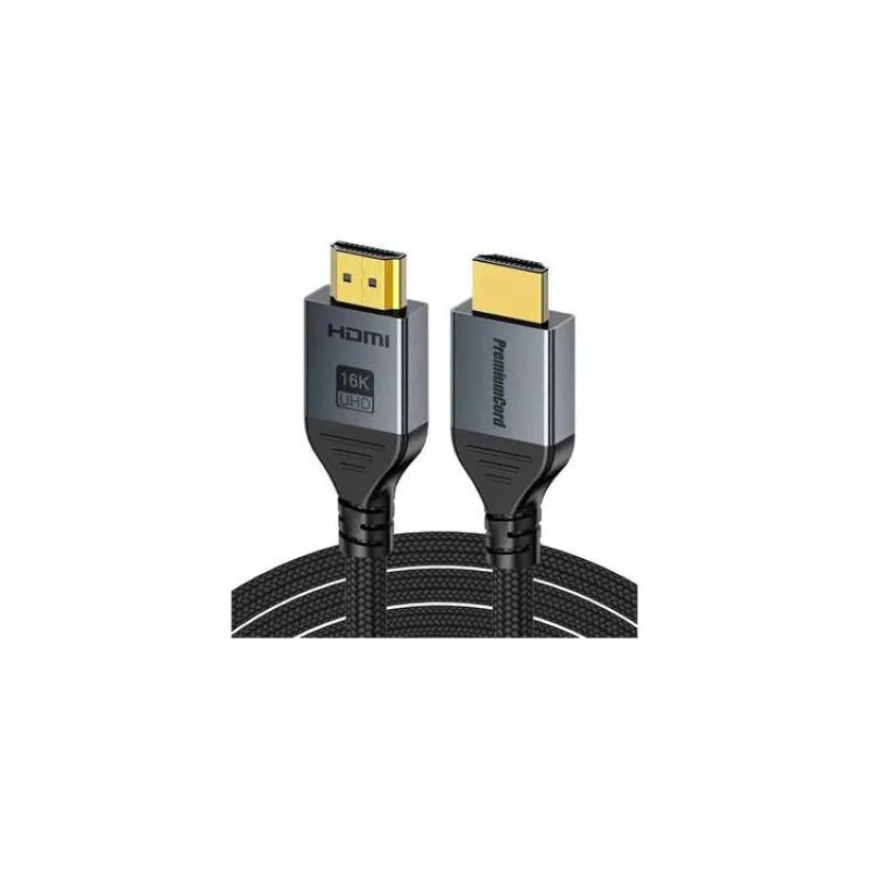 PremiumCord Kabel Ultra HD HDMI 2.2 16K@60Hz, 8K@240Hz, 4K@480Hz, pozlacený, 3m (kphdm22h3)