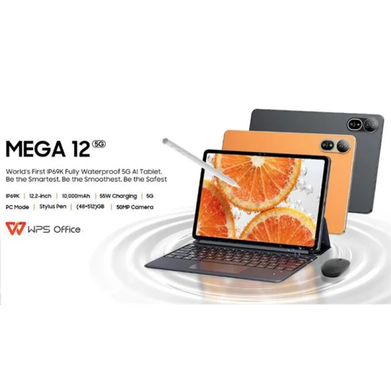 Blackview MEGA 12 SET 5G 12.2" FHD 2400x1600 120Hz 12GB+256GB MT…