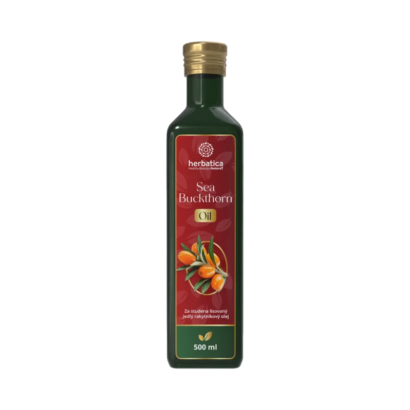 Herbatica Rakytníkový olej lisovaný za studena - Objem: 500 ml