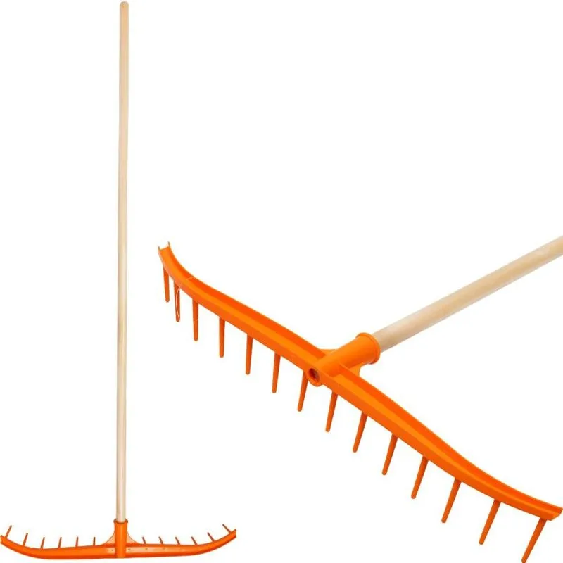 Hrable Strend Pro, 14 zubé, 60 cm, 136 cm násada, drevenné