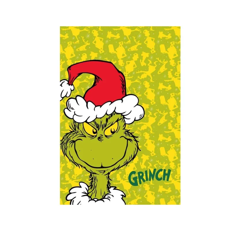 Detská fleecová deka Grinch 100x150 cm
