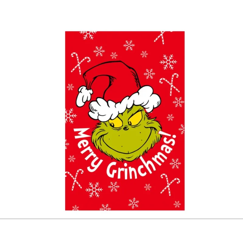 Mikroflanelová deka Grinch Merry Grinchmas 100x150 cm