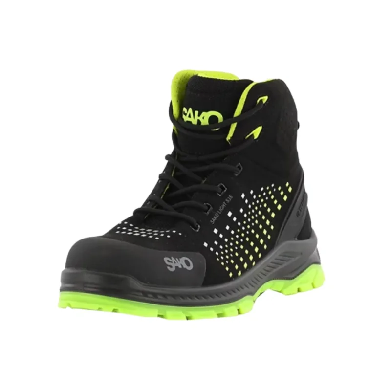 Sako 5005 S3 ESD členková obuv black/yellow 41-46