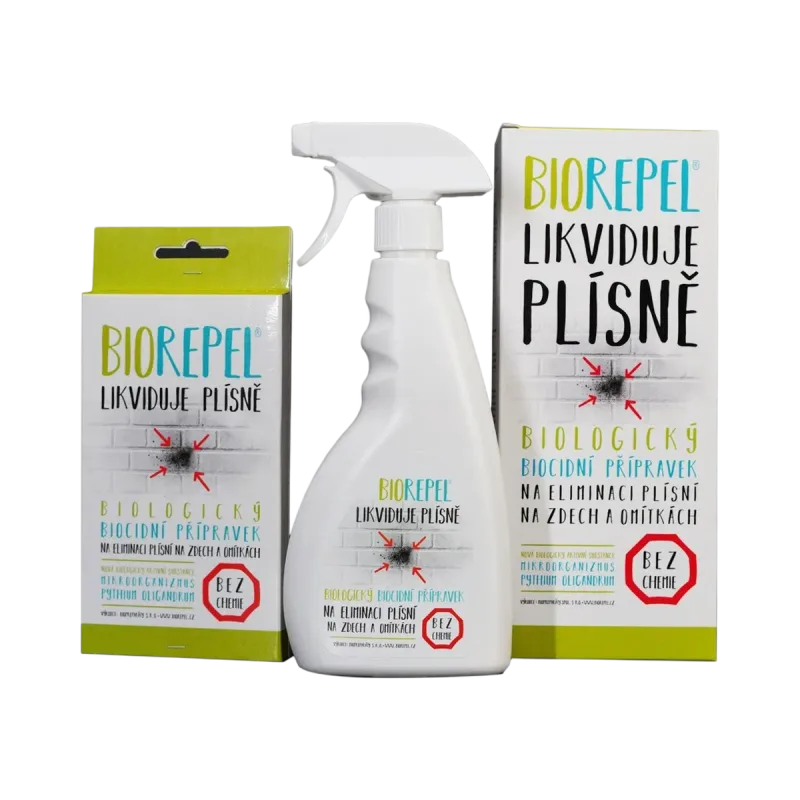Biorepel Sprej proti plesniam – rozprašovač + vrecúška 1 + 2 g –