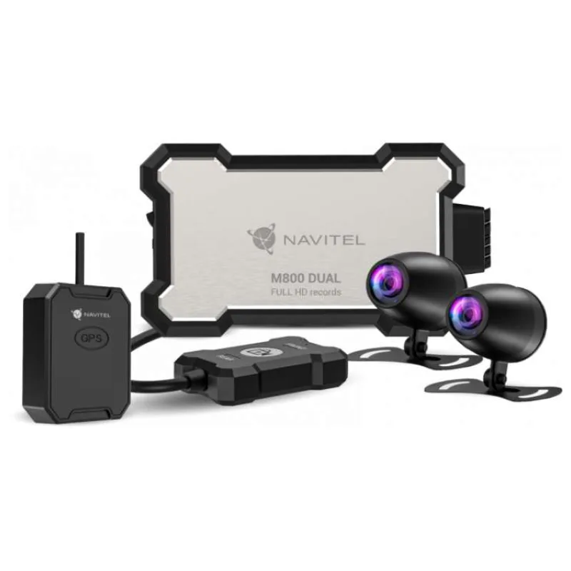 ZÁZNAMOVÁ KAMERA NA MOTORKU NAVITEL M800 DUAL (8594181744423)