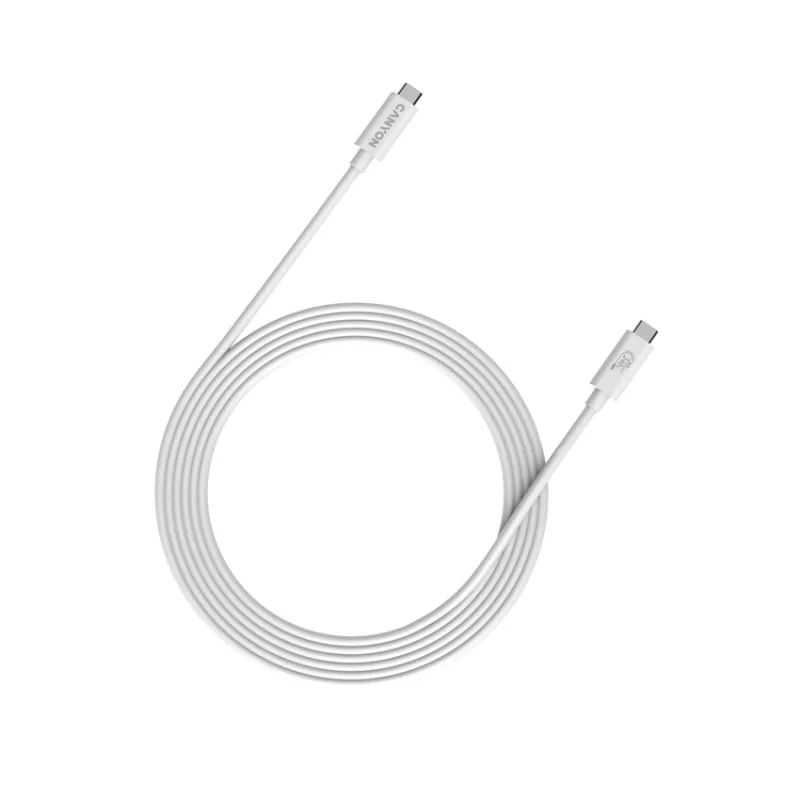 Canyon OnWire 240, 2 m, nabíjací a dátový kábel USB-C / USB-C, USB4, 240…