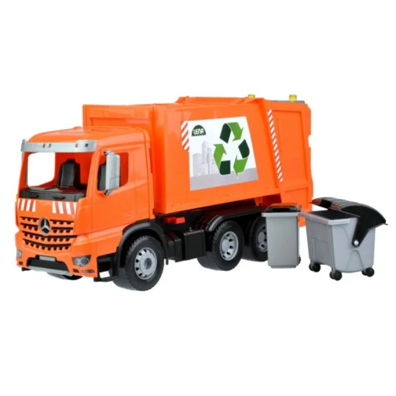 Lena 4614 Popelářské auto Mercedes Arocs, oranžové