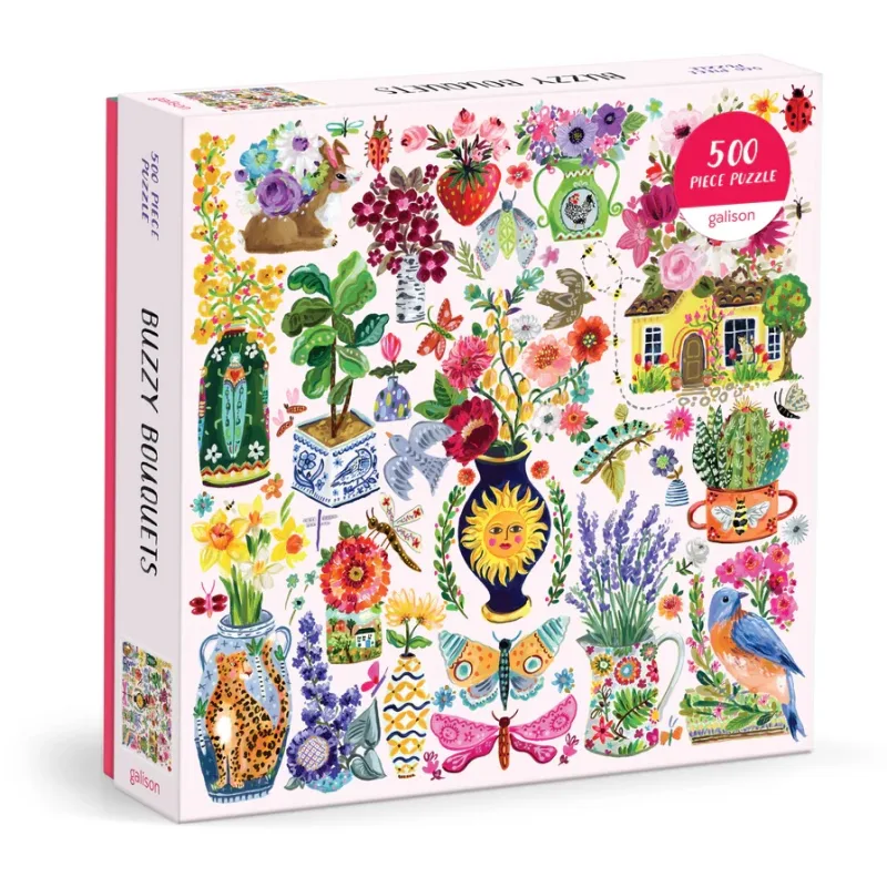 Galison Galison Puzzle Kvety plné života 500 dielikov