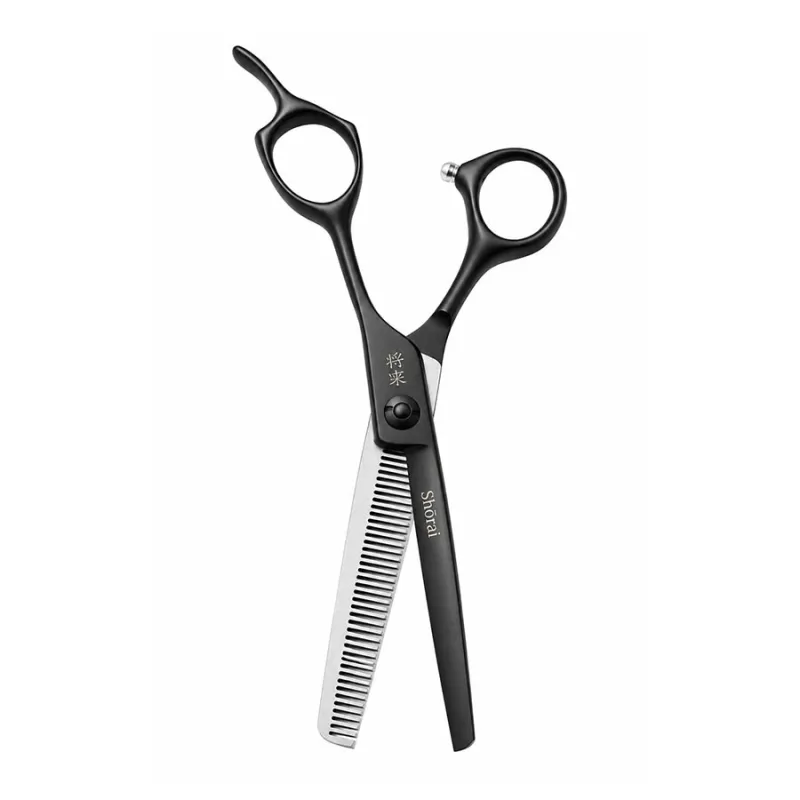 SHŌRAI Efilačné nožnice SHORAI Thinning 6040 Matt black - 6,0"