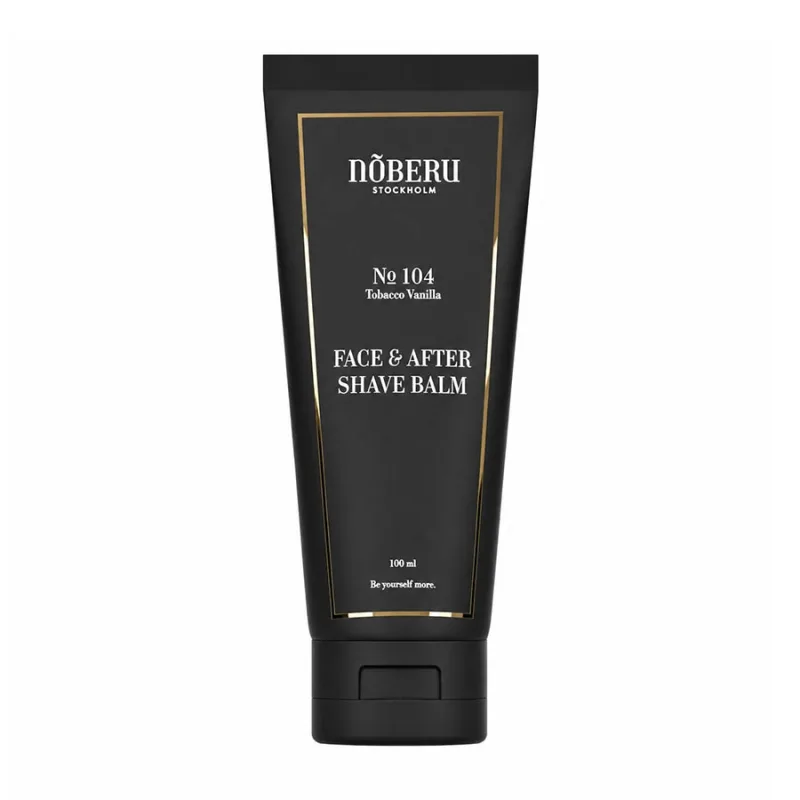 NOBERU OF SWEDEN Balzam po holení a na tvár NOBERU Face & After shave balm Tobacco vanilla 100 ml