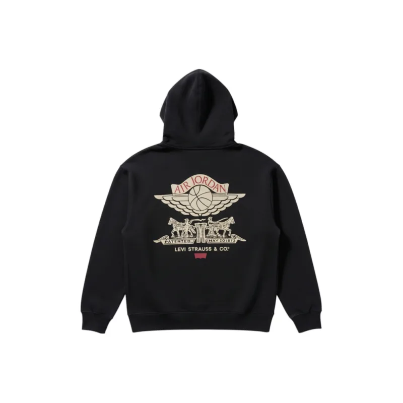 Nike Jordan x Levi's Full Zip Hoodie Black - XL