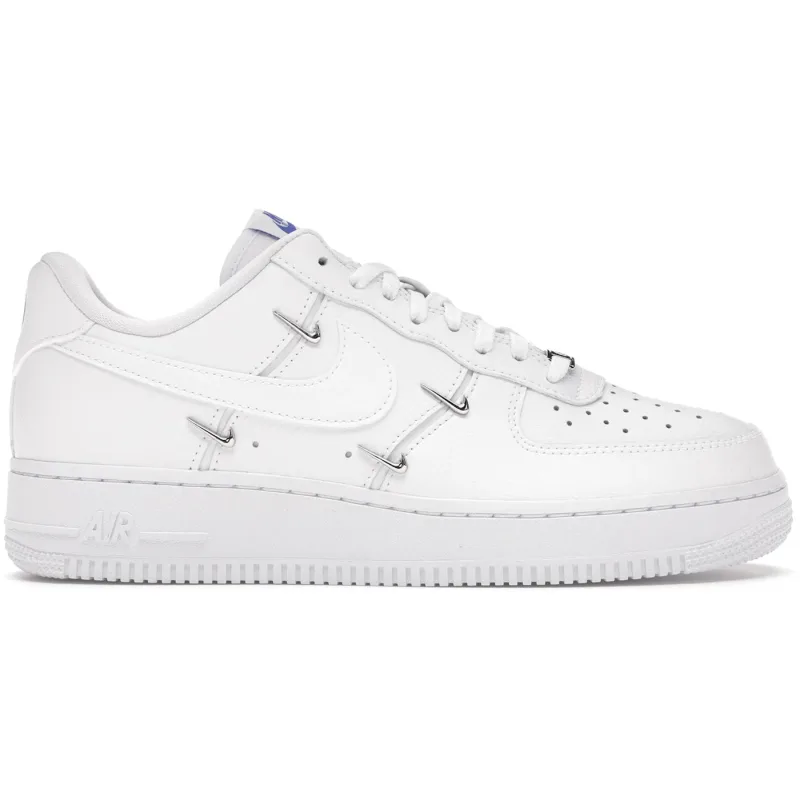 Nike Air Force 1 07 LX White Silver (Women's) - 37.5