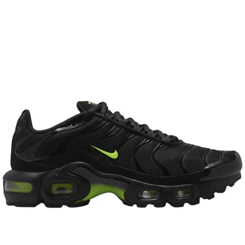 Nike Air Max Plus Black/Black/Volt Ice (GS) - 38