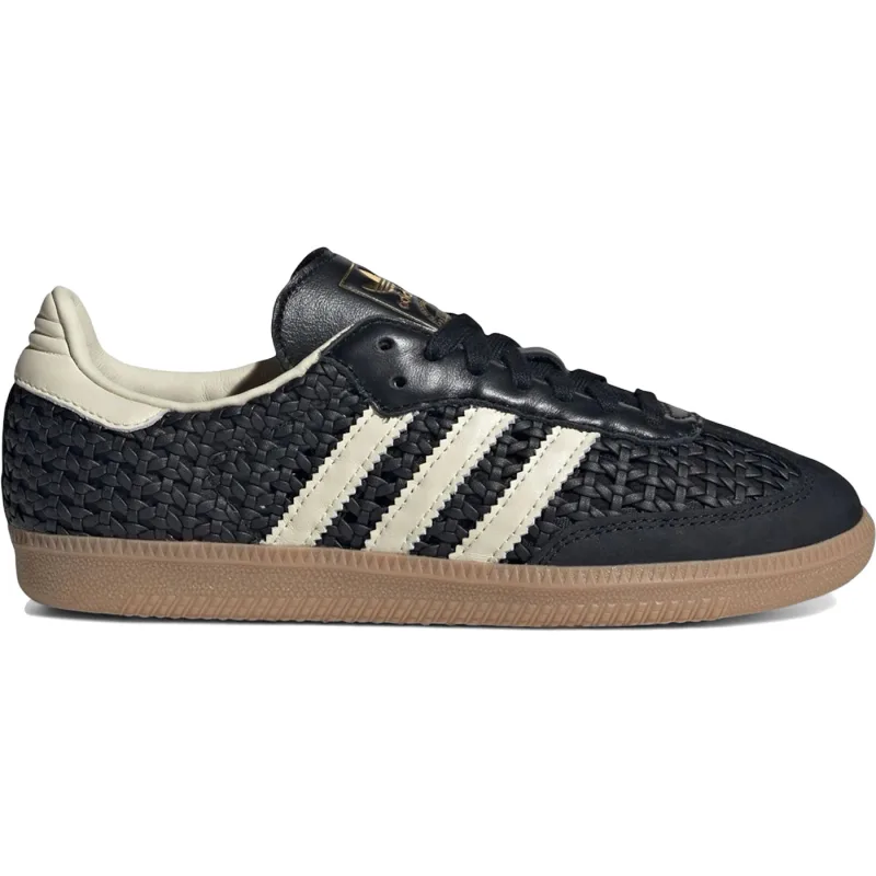 adidas Samba OG Basketweave Black Cream White (Women's) - 39.5