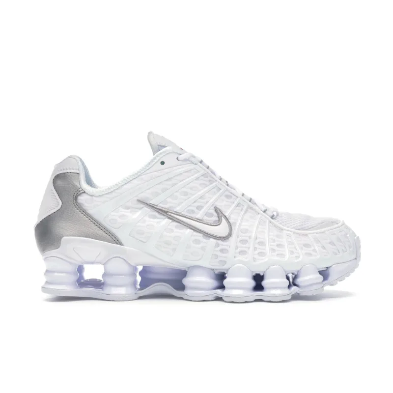Nike Shox TL White Metallic Silver - 38.5