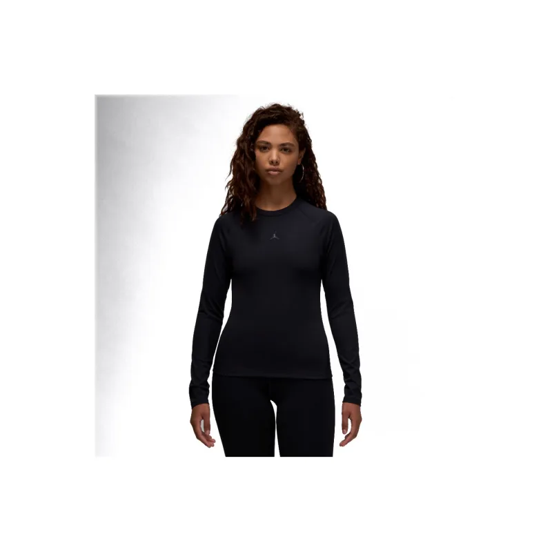 Jordan Sport Women's Long-Sleeve Bodycon Top Black - S