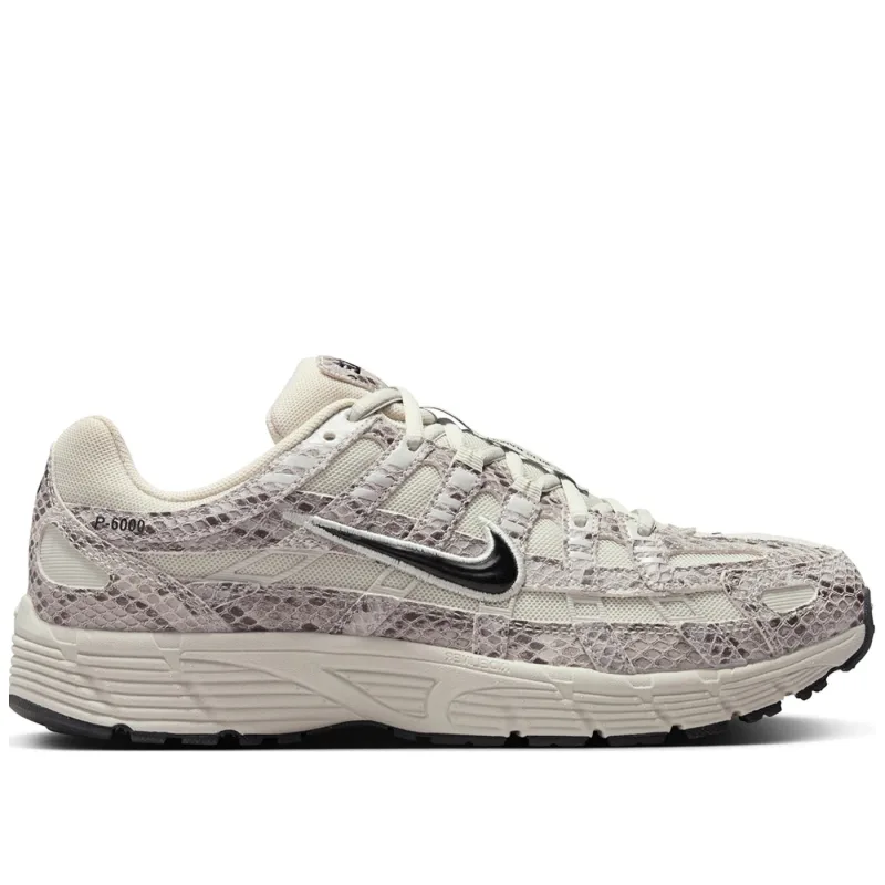 Nike P-6000 SE Snakeskin Light Bone Black (Women's) - 44