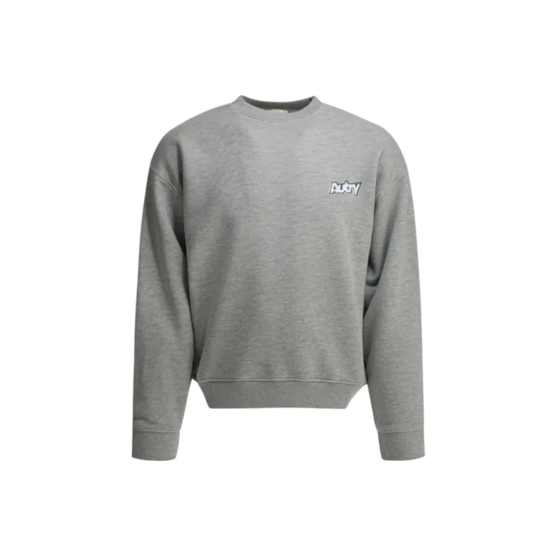 Autry Crewneck Logo Sweatshirt Grey - XS
