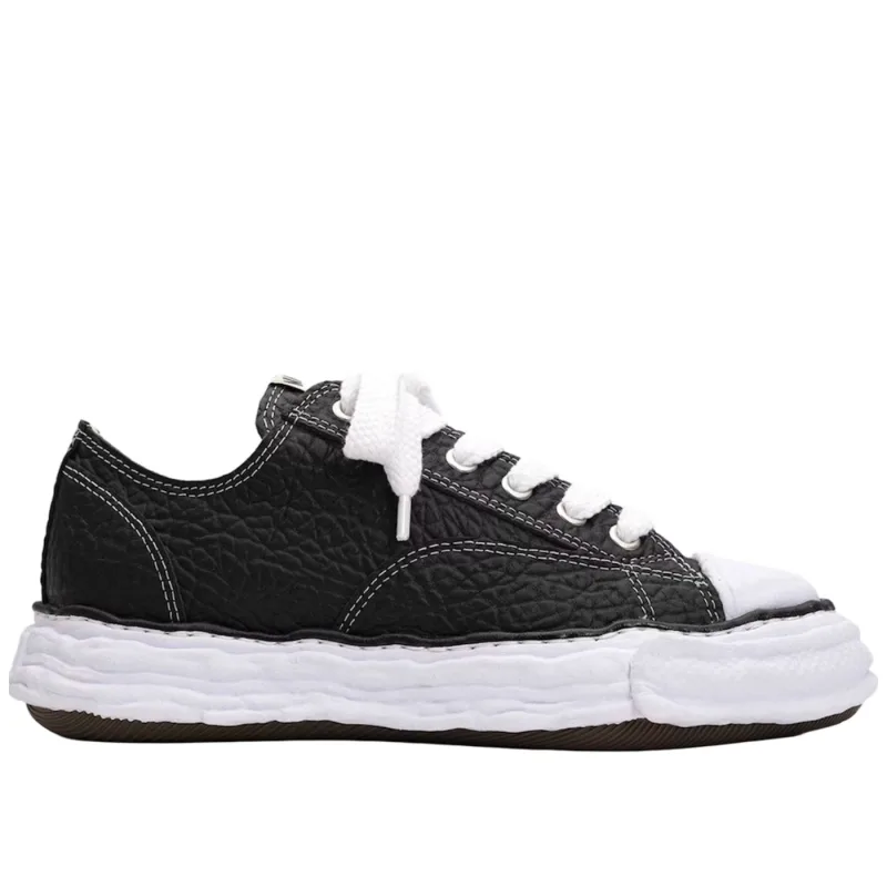 Maison Mihara Yasuhiro Peterson 23 OG Sole Monster Leather Low Black White - 37
