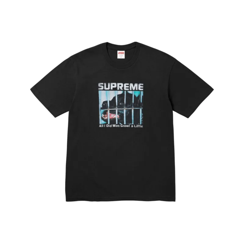Supreme Growl Tee 'Black' - XL