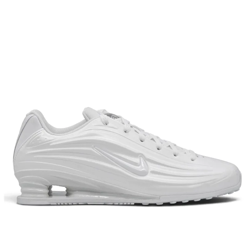 Nike Shox Z White/Metallic Silver (Women's) - 37.5