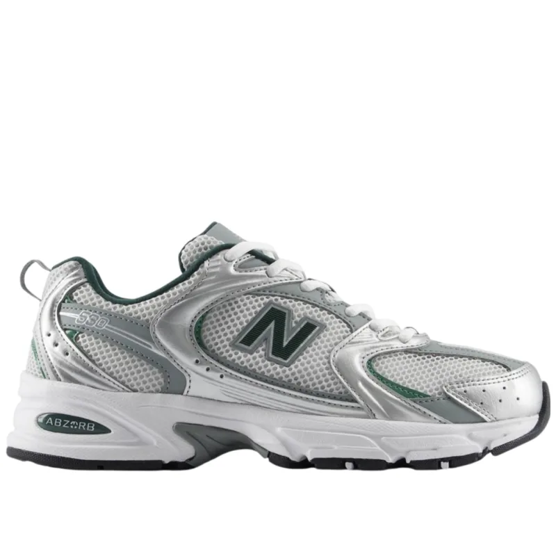 New Balance 530 Silver/Green - 39.5